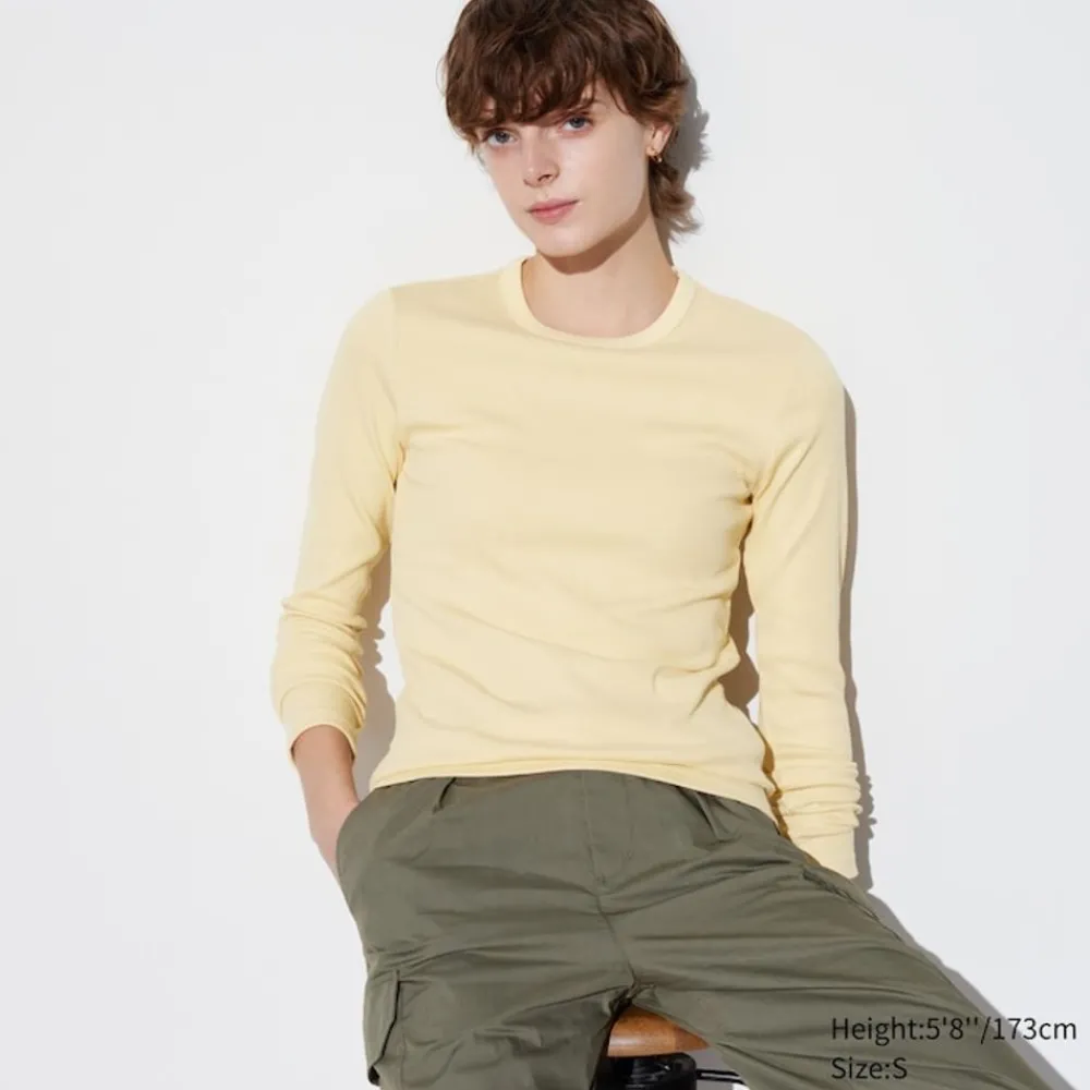 T-Shirts & Oberteile*UNIQLO Sanftes Geripptes Langarmshirt
