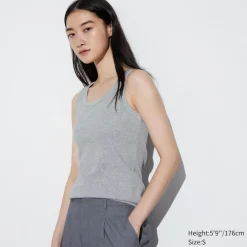 T-Shirts & Oberteile*UNIQLO Sanftes Geripptes Tanktop