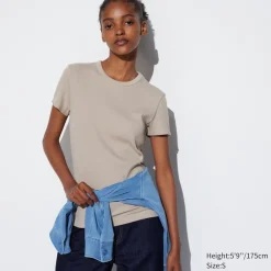 T-Shirts & Oberteile*UNIQLO Sanftes Geripptes T-Shirt