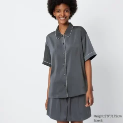 Loungewear & Pyjamas*UNIQLO Satin Kurzarm Pyjama