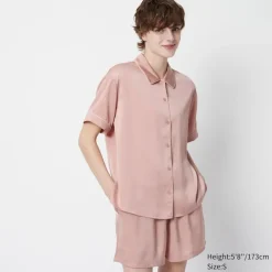 Loungewear & Pyjamas*UNIQLO Satin Kurzarm Pyjama