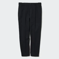 Hosen, Chinos & Jogginghosen*UNIQLO Smart Baumwoll Hose In 7/8-Lange (Lang) Dunkelblau