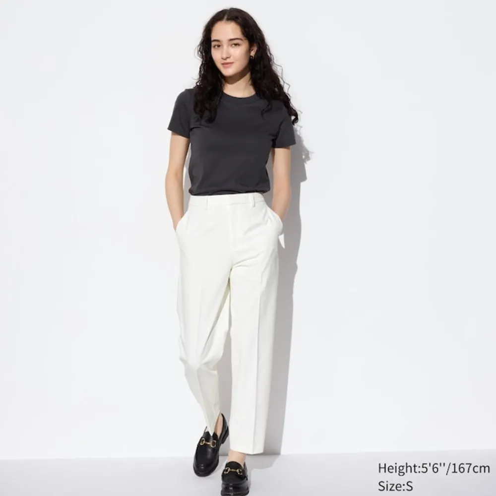 Hosen, Leggings & Jogginghosen*UNIQLO Smart Stoffhose In 7/8-Lange