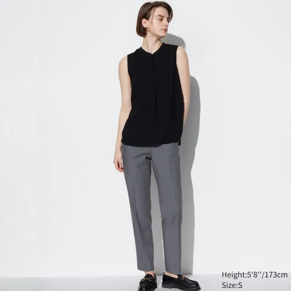 Hosen, Leggings & Jogginghosen*UNIQLO Smart Stoffhose In 7/8-Lange (Lang)