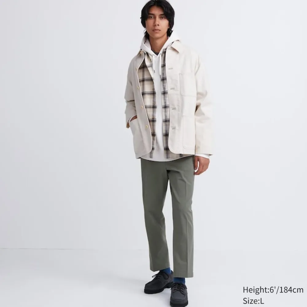 Hosen, Chinos & Jogginghosen*UNIQLO Smart Stoffhose In 7/8-Lange Und Baumwolloptik