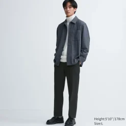 Hosen, Chinos & Jogginghosen*UNIQLO Smart Stoffhose In 7/8-Lange Und Wolloptik