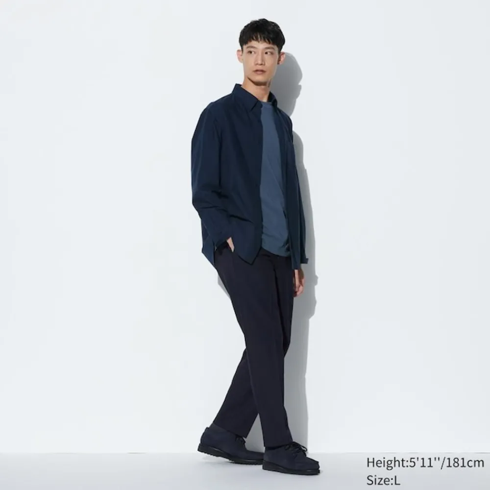 Hosen, Chinos & Jogginghosen*UNIQLO Smart Stoffhose In 7/8-Lange (Wolloptik)
