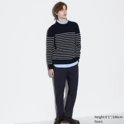 Hosen, Chinos & Jogginghosen*UNIQLO Smart Stoffhose In 7/8-Lange (Wolloptik, Lang)