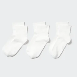 Socken, Strumpfhosen & Leggings*UNIQLO Socken (3 Paar) Weis