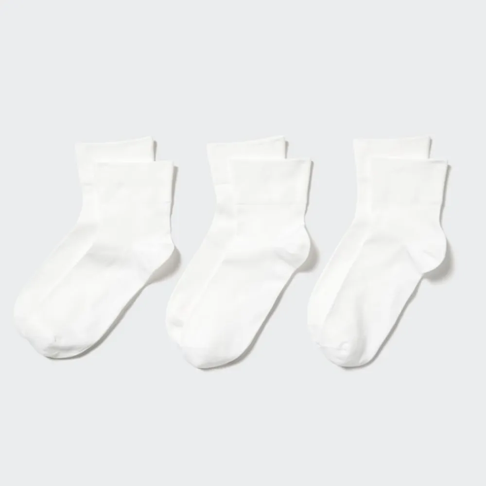 Socken, Strumpfhosen & Leggings*UNIQLO Socken (3 Paar) Weis