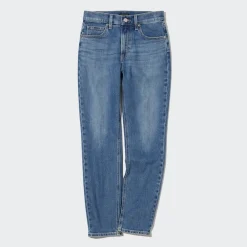 Jeans*UNIQLO Straight Jeans In 7/8-Lange (Slim Fit)
