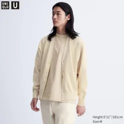Pullover & Strickjacken*UNIQLO Strickjacke Mit V-Ausschnitt