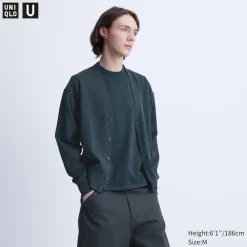 Pullover & Strickjacken*UNIQLO Strickjacke Mit V-Ausschnitt