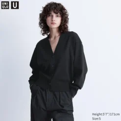 Pullover & Strickjacken*UNIQLO Strickjacke Mit V-Ausschnitt