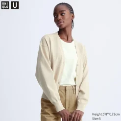 Pullover & Strickjacken*UNIQLO Strickjacke Mit V-Ausschnitt