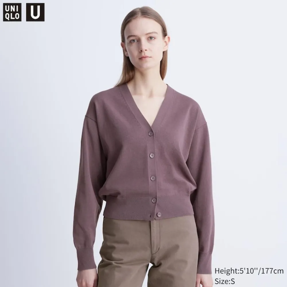 Pullover & Strickjacken*UNIQLO Strickjacke Mit V-Ausschnitt