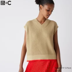 Pullover & Strickjacken*UNIQLO Strickweste Mit V-Ausschnitt