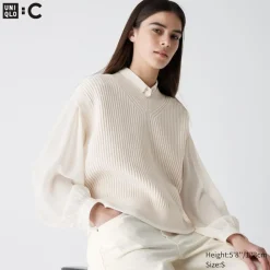 Pullover & Strickjacken*UNIQLO Strickweste Mit V-Ausschnitt