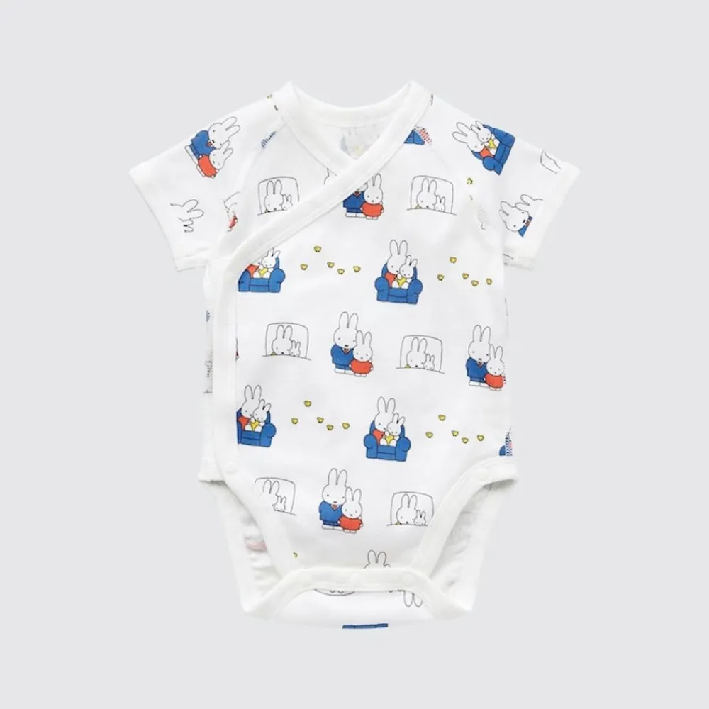 Strampler & Bodys*UNIQLO The Picture Book Collection Ut Bedruckter Kurzarm Body Weis