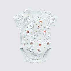 Strampler & Bodys*UNIQLO The Picture Book Collection Ut Bedruckter Kurzarm Body Hellgrun