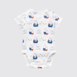 Strampler & Bodys*UNIQLO The Picture Book Collection Ut Bedruckter Kurzarm Body Weis