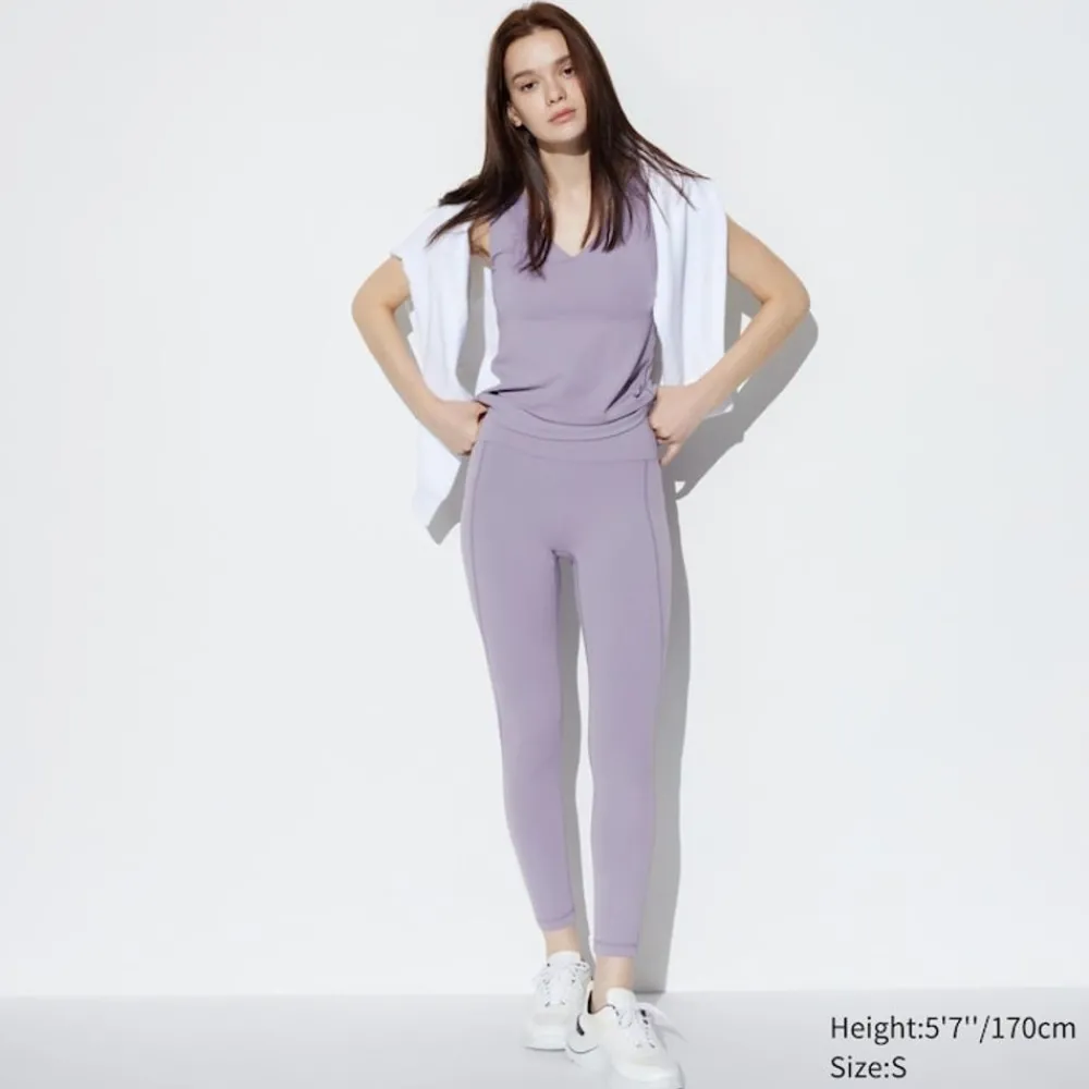 Hosen, Leggings & Jogginghosen*UNIQLO Ultra Stretch Airism Leggings Mit Taschen