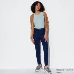 Hosen, Leggings & Jogginghosen*UNIQLO Ultra Stretch Denim Leggings Blau