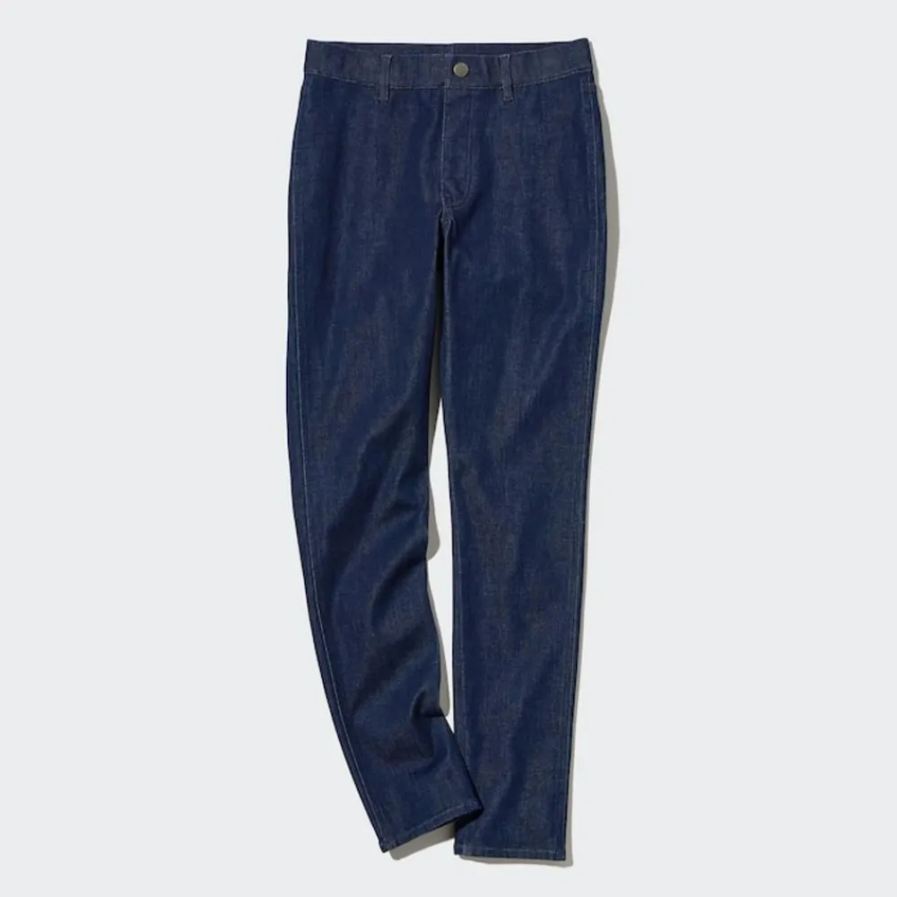 Hosen, Leggings & Jogginghosen*UNIQLO Ultra Stretch Denim Leggings Dunkelblau