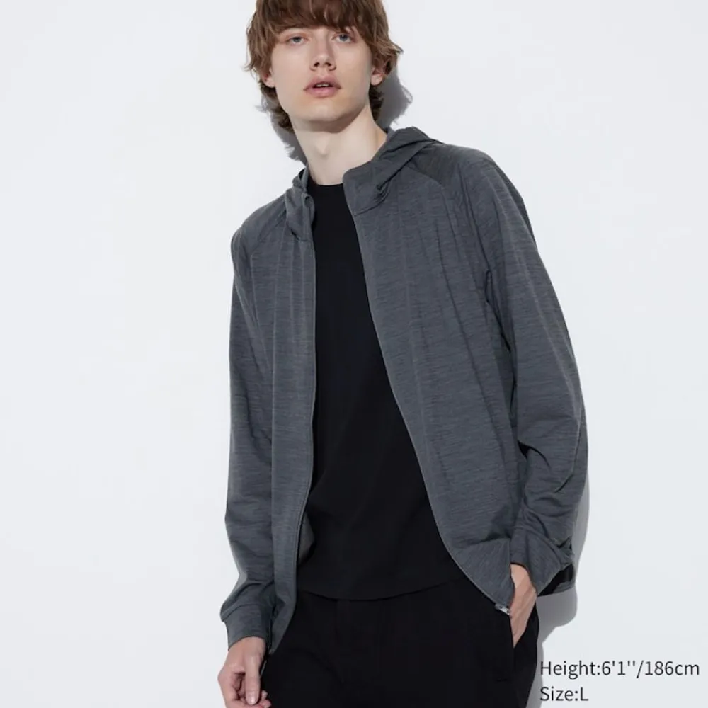 Sweatshirts, Hoodies & Jogginghosen*UNIQLO Ultra Stretch Dry-Ex Sweatjacke Mit Kapuze