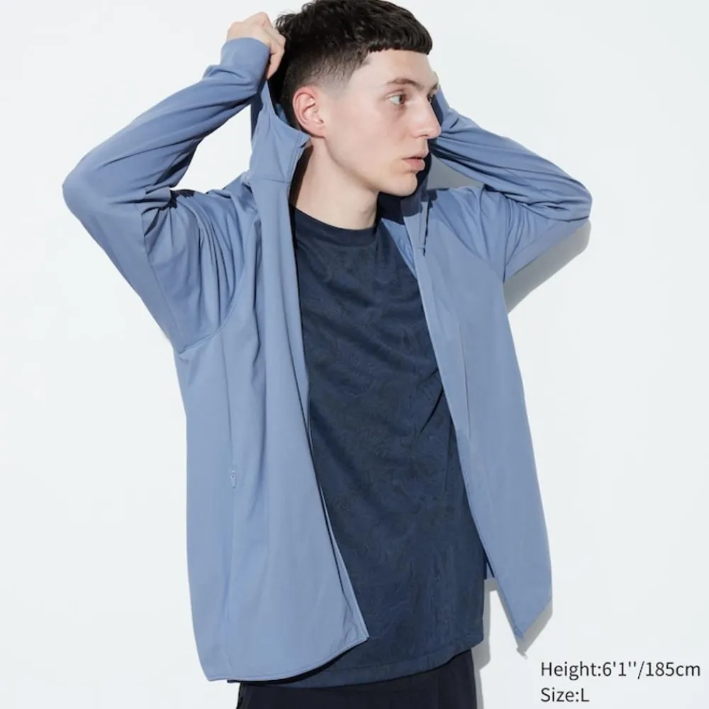 Sweatshirts, Hoodies & Jogginghosen*UNIQLO Ultra Stretch Dry-Ex Sweatjacke Mit Kapuze
