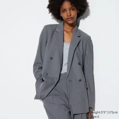 Mäntel, Jacken, Parka & Westen*UNIQLO Zweireihiger Blazer